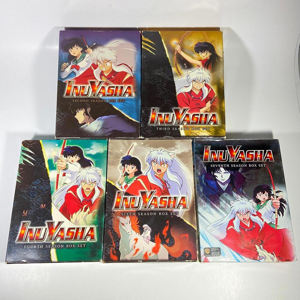 Viz Media InuYasha Complete Seasons 2-4 & 6-7 Anime DVD Box Sets